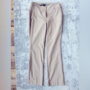 Khaki twill dress pants